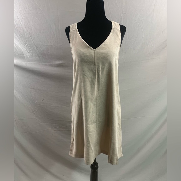 Corduroy Solid Overall Dress Without Sweater - Picture 7 of 10